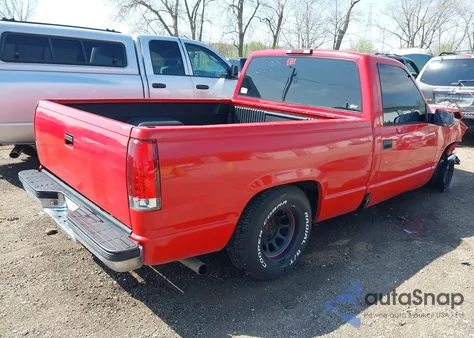 1995 GMC Sierra C1500 из США, поврежденный, VIN 1GTEC14H6SZ512332